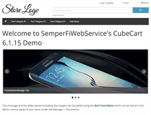 Tablet Screenshot of cubecartservices.biz